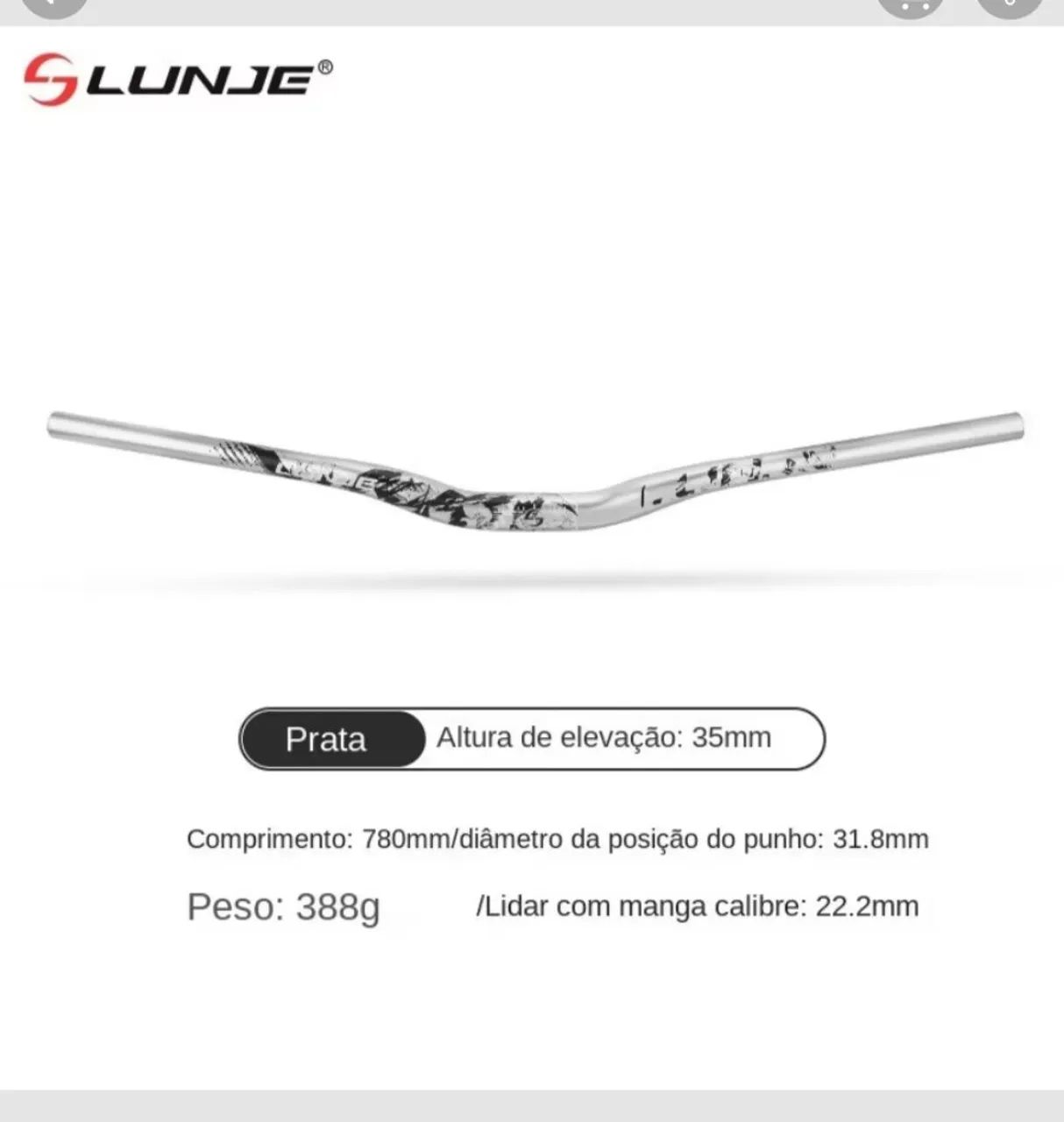 Guidão Lunje Novíssimo!! - Foto 3