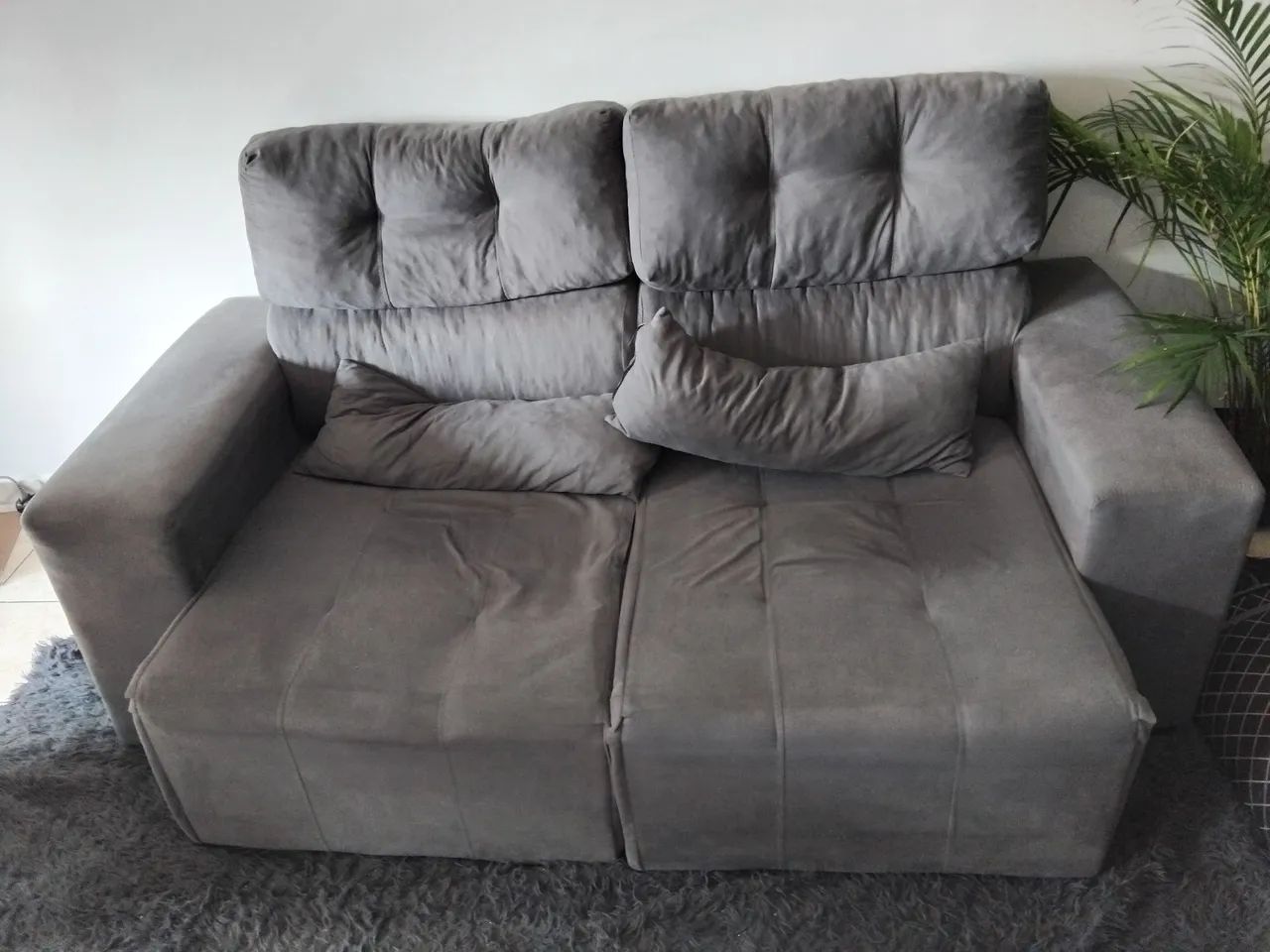 Sofá cinza 