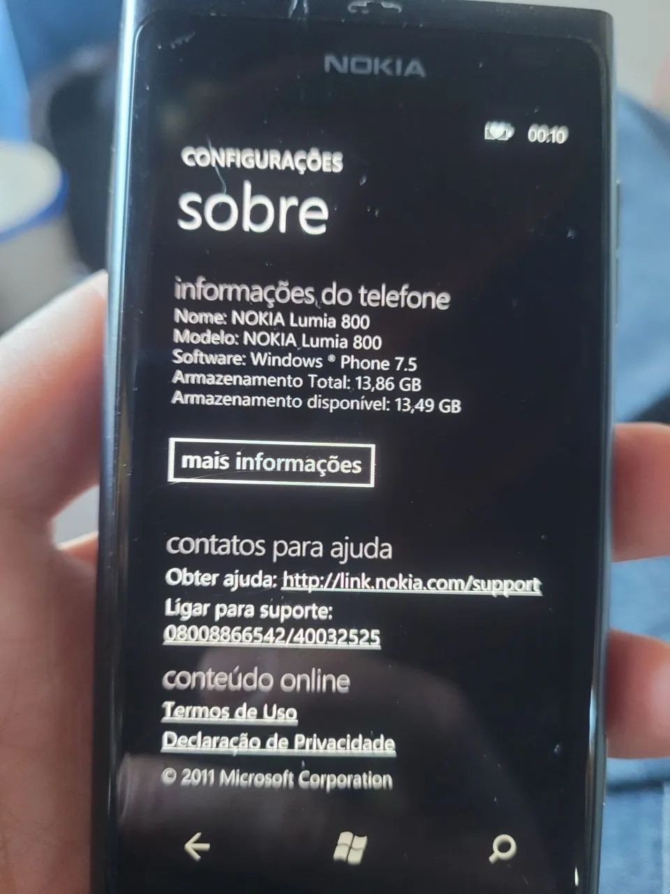 Nokia lumia 800 windows phone coleção  - Foto 2