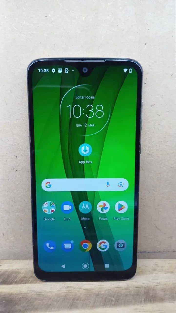 Motorola moto g7 64gb completo com biometria entrego
