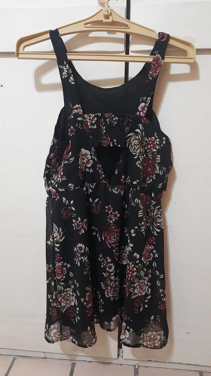 Vestido Floral Preto - Foto 2