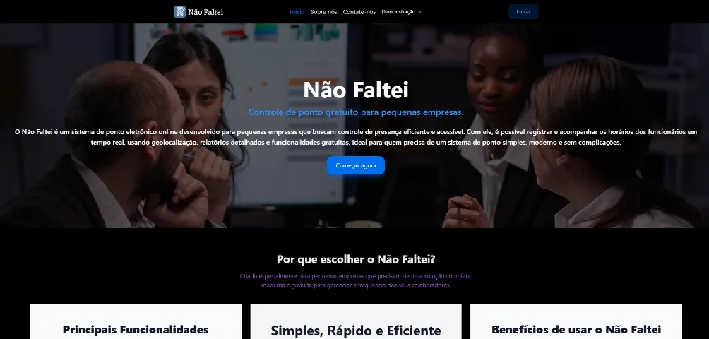Crie um site para seu negócio