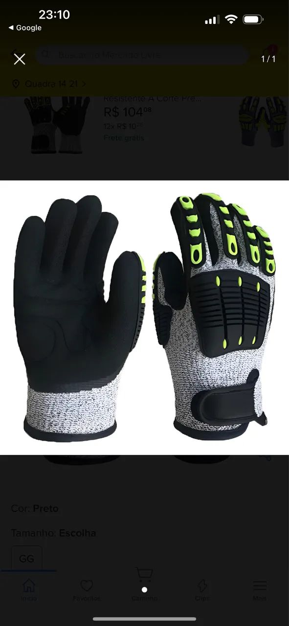 Luvas de Proteção LDI Safety 8050 / Nova - Foto 4