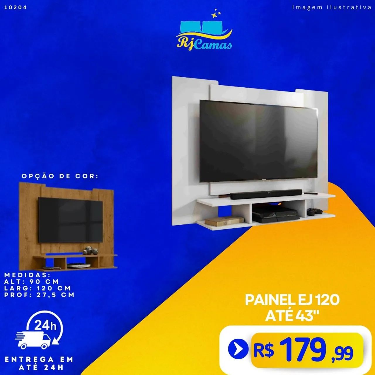 Painel para TV EJ 120 Até 43''