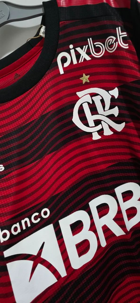 Camisa flamengo Willian Arão de jogo 2022 M adidas  - Foto 2