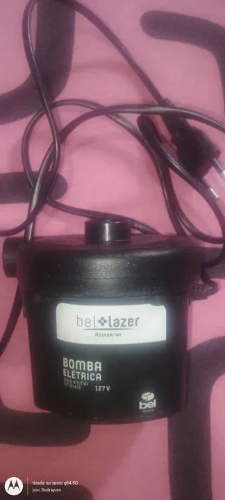 Bomba Elétrica Bel Lazer 127V e Extensão de 3 metros 