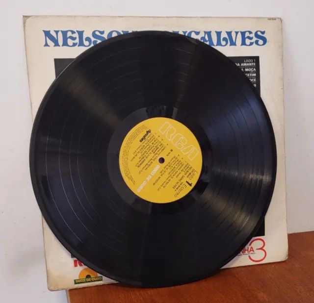 LP Disco de Vinil 12" Nelson Gonçalves Linha 3 Disco de Ouro RCA / Dynaflex 1979 - Foto 4