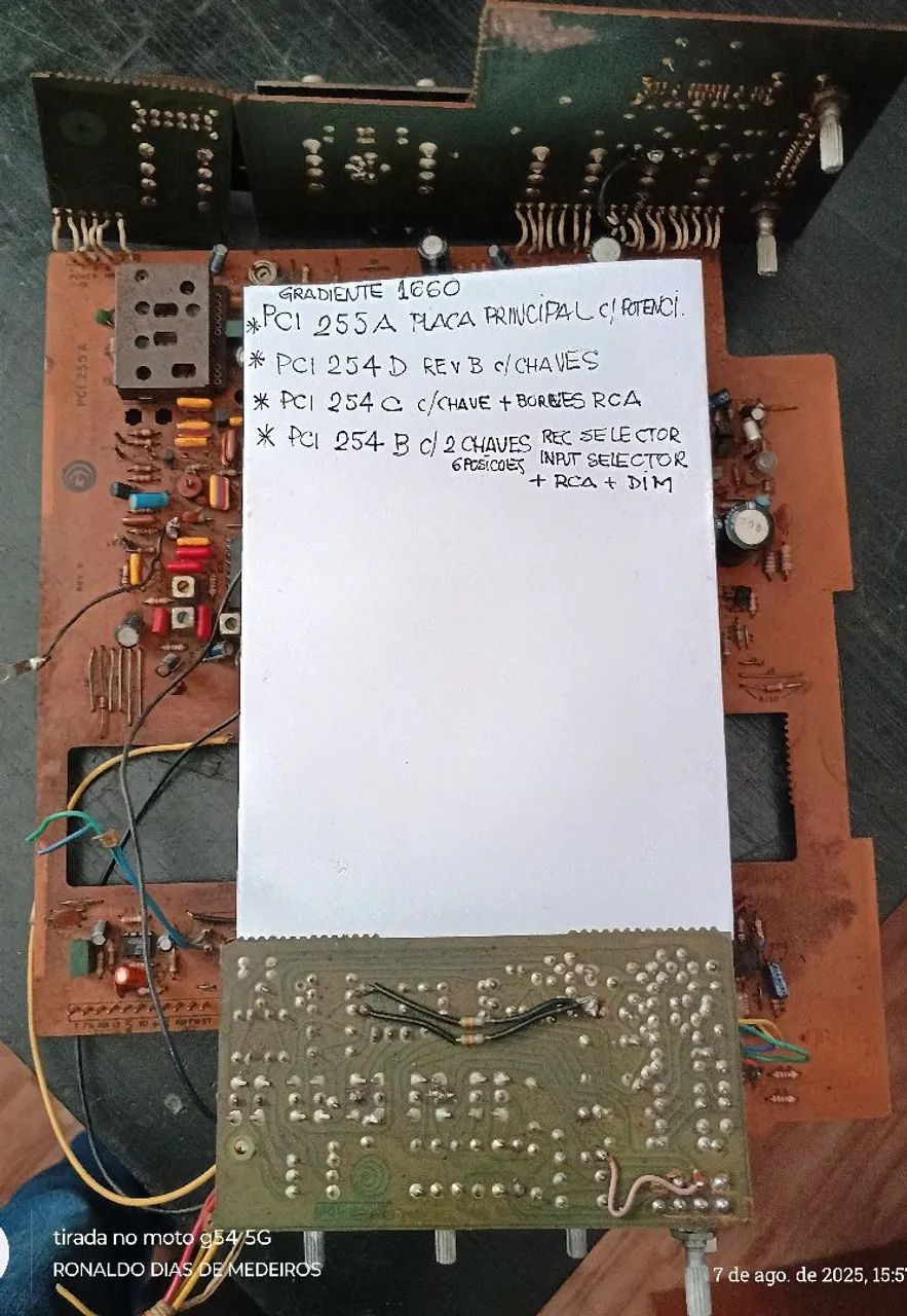 Placa Eletrônica de Aparelho de Som gradiente 1660 - Foto 3