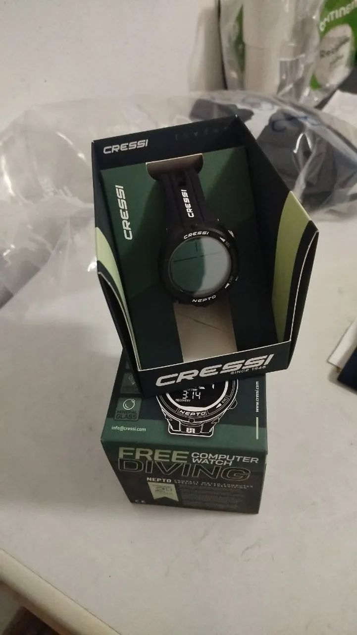 Computador de mergulho cressi nepto zero na caixa 