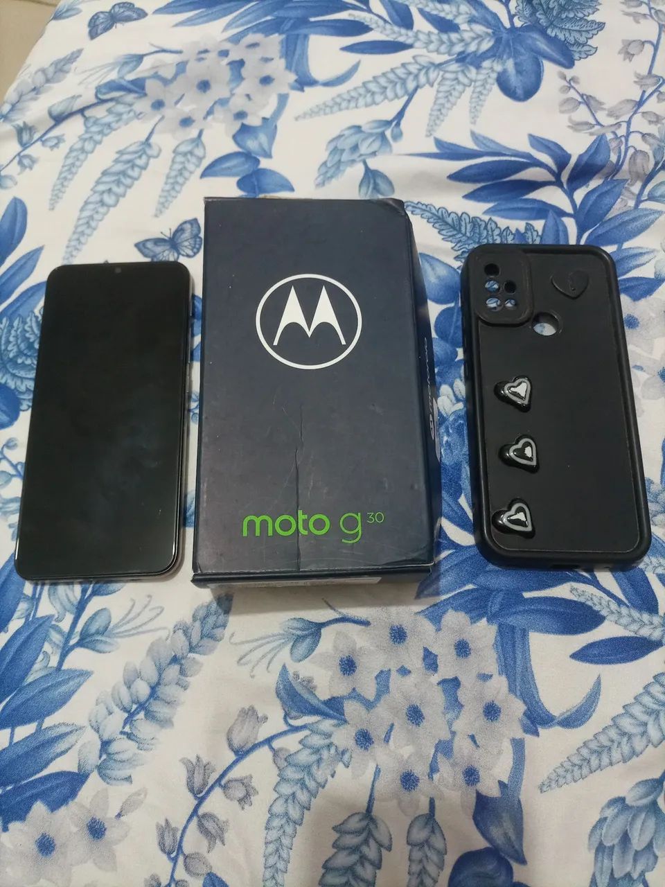 Vendo moto G 30. Semi novo. Com nota fiscal. Capinha e caixa. - Foto 3