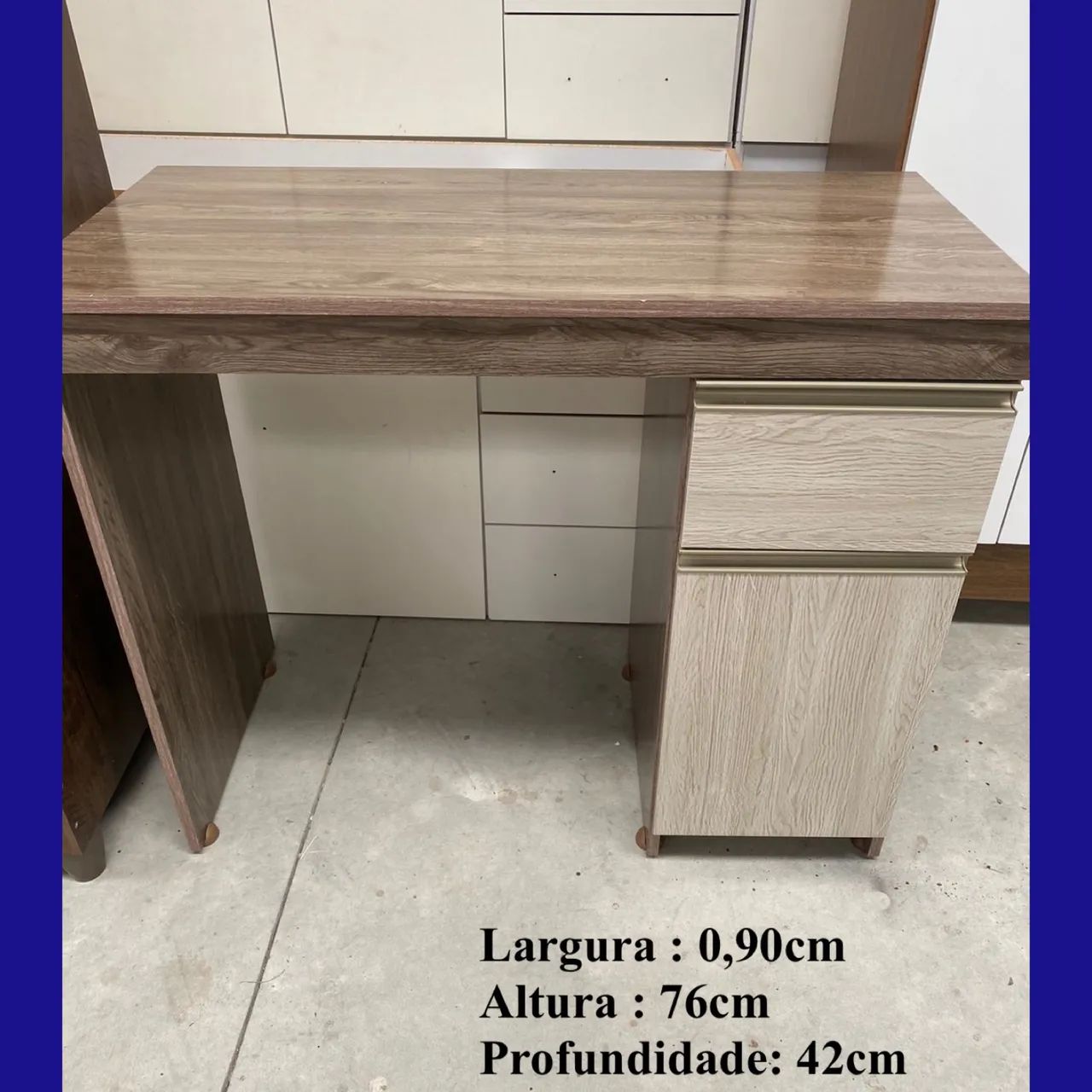 Escrivaninha 90cm - pronta entrega 