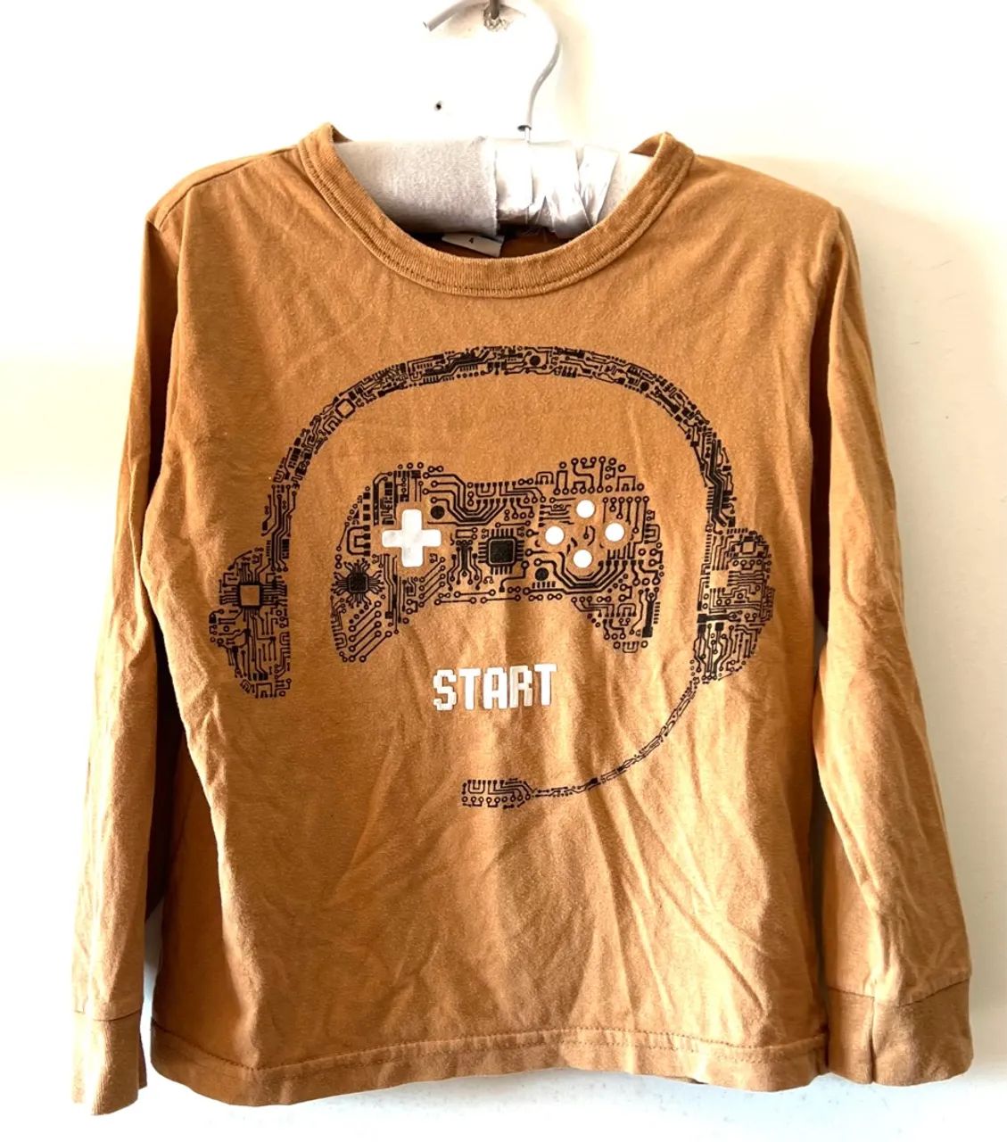 Camiseta Infantil Estampada Gamer tam 4 Brandili - Foto 5