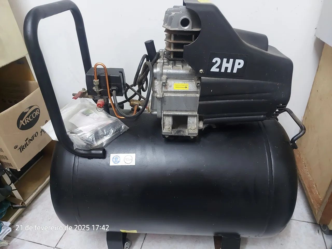 Compressor de ar novo nunca foi usado