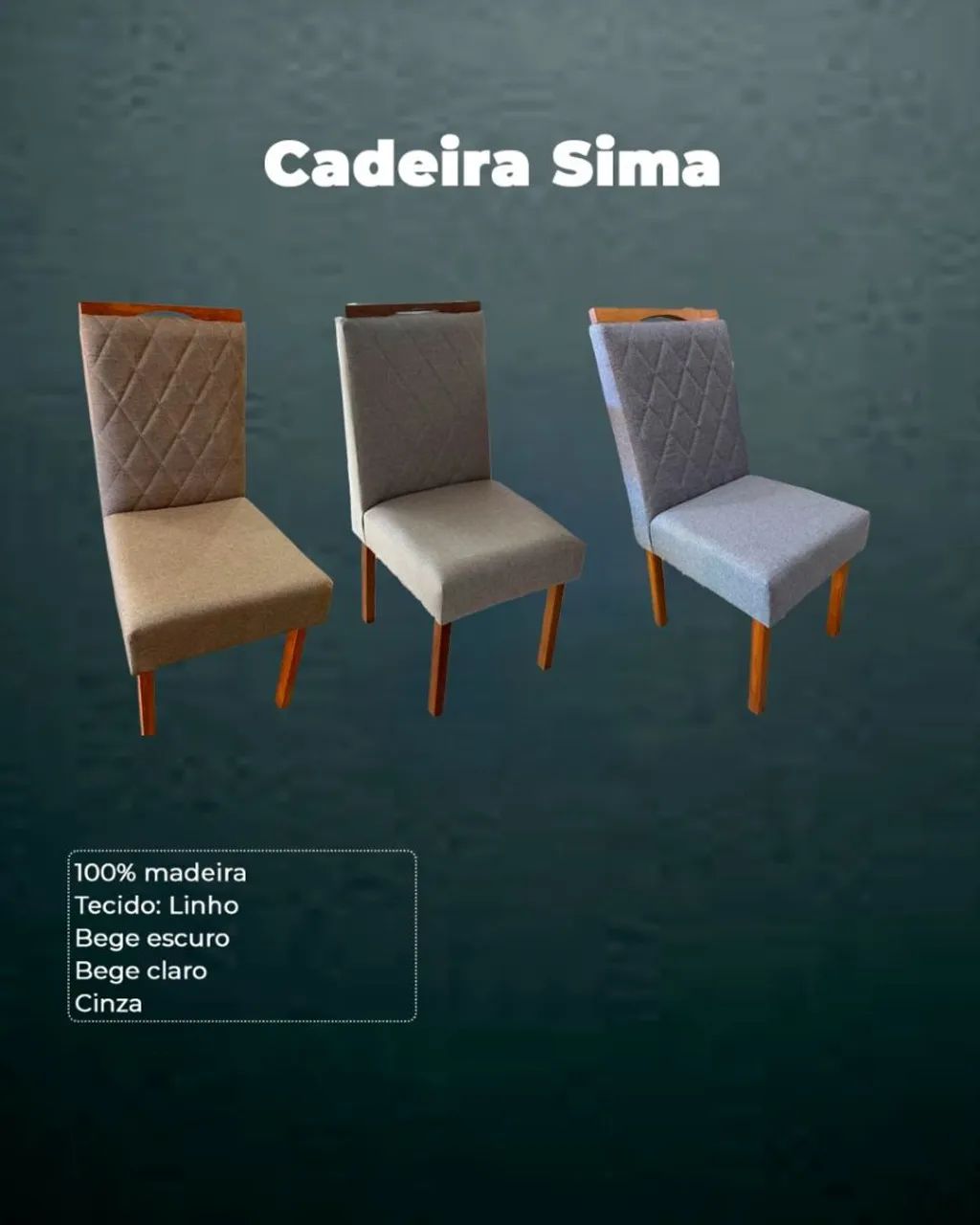 Mesa robusta 6 cadeiras 1.60 cadeiras em madeira maciça  - Foto 3