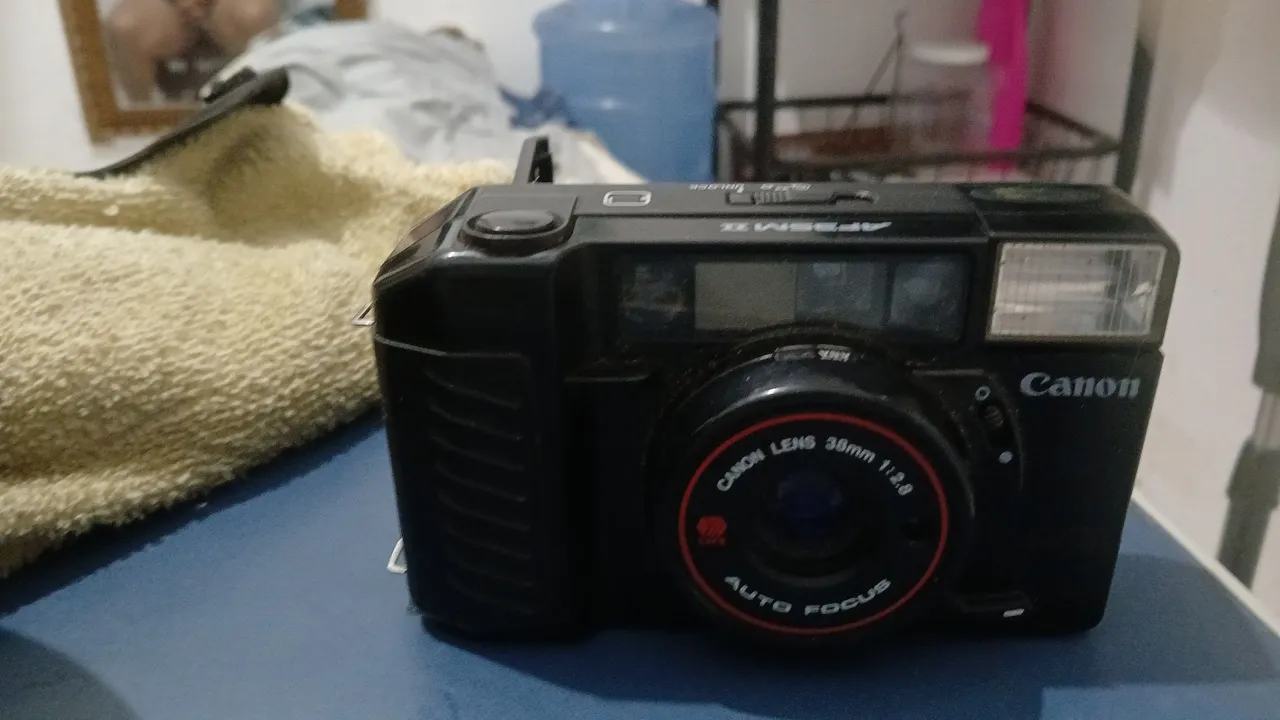 Câmera Canon AF35M II 38mm 1:2.8 - Analógica 65reais