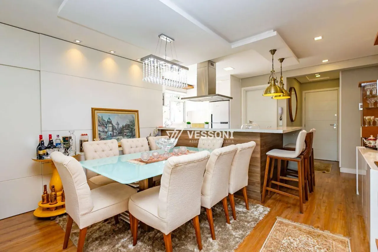 Apartamento à venda no Boa Vista, 3 Quartos, Suíte, Sacada com churrasqueira, 106 m², semi