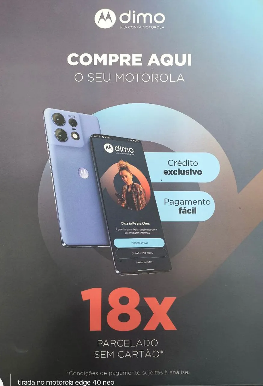 Como seu smartphone em até 18x fixa no boleto 