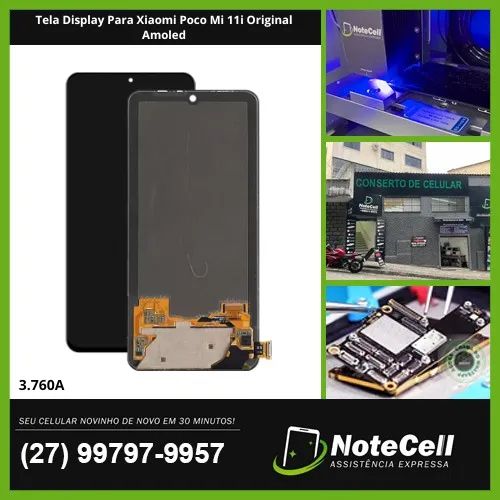 Tela Display Para Xiaomi Mi 11i Original Amoled 3.760 - Instalação Expressa Em 30 Minutos!