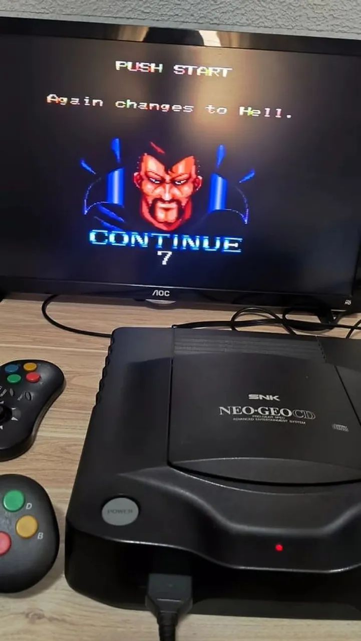 Néo Geo CD completo,(item de coleção). - Foto 3