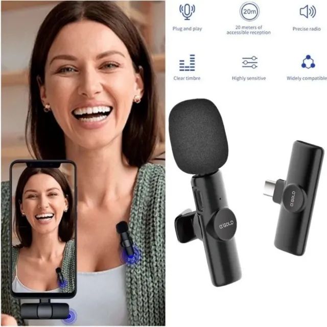 Microfone Lapela Sem Fio Mcf-02 - Foto 2