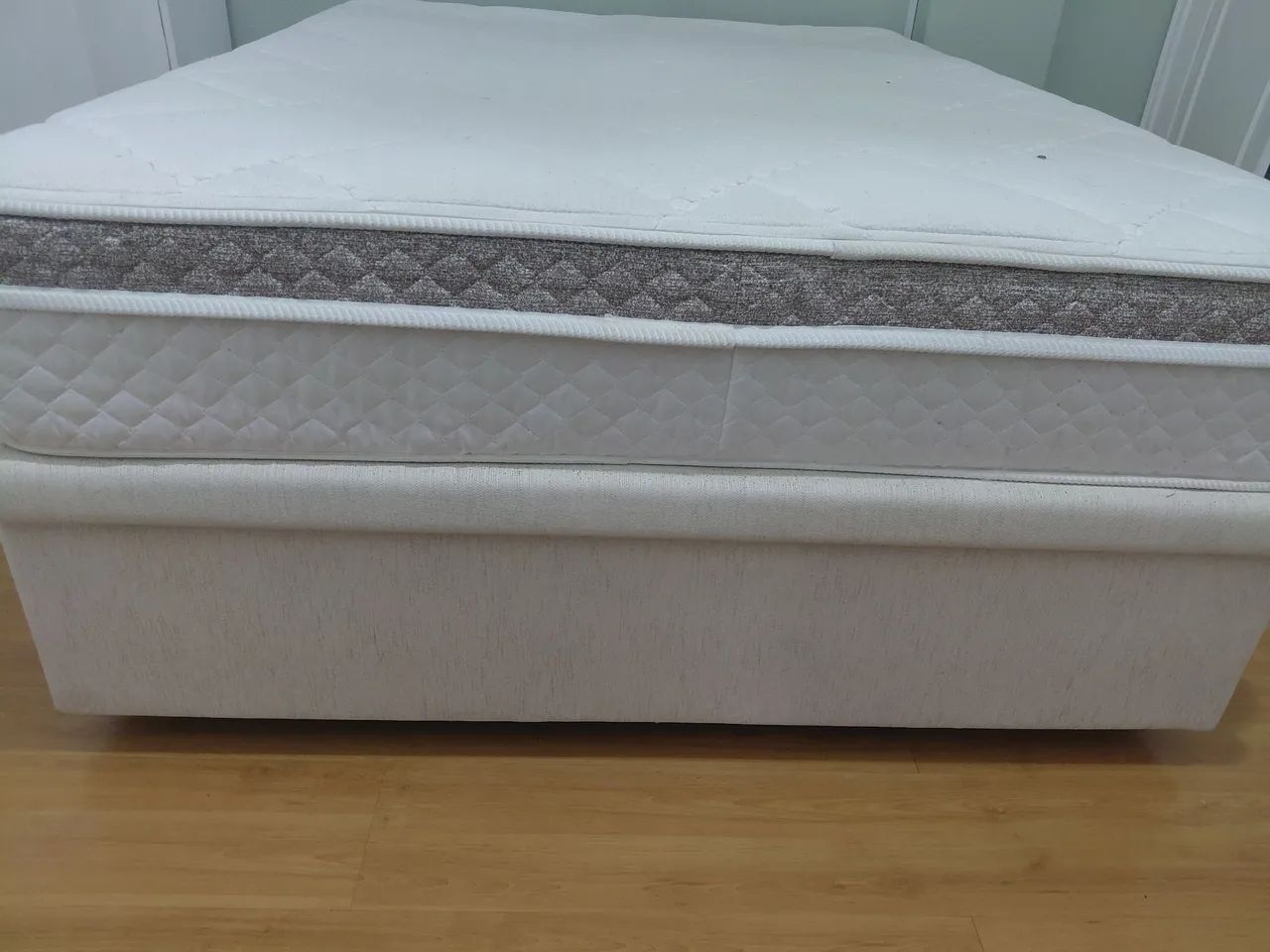 Cama Box Casal com Baú Baixo/ Ortobom  - Foto 5