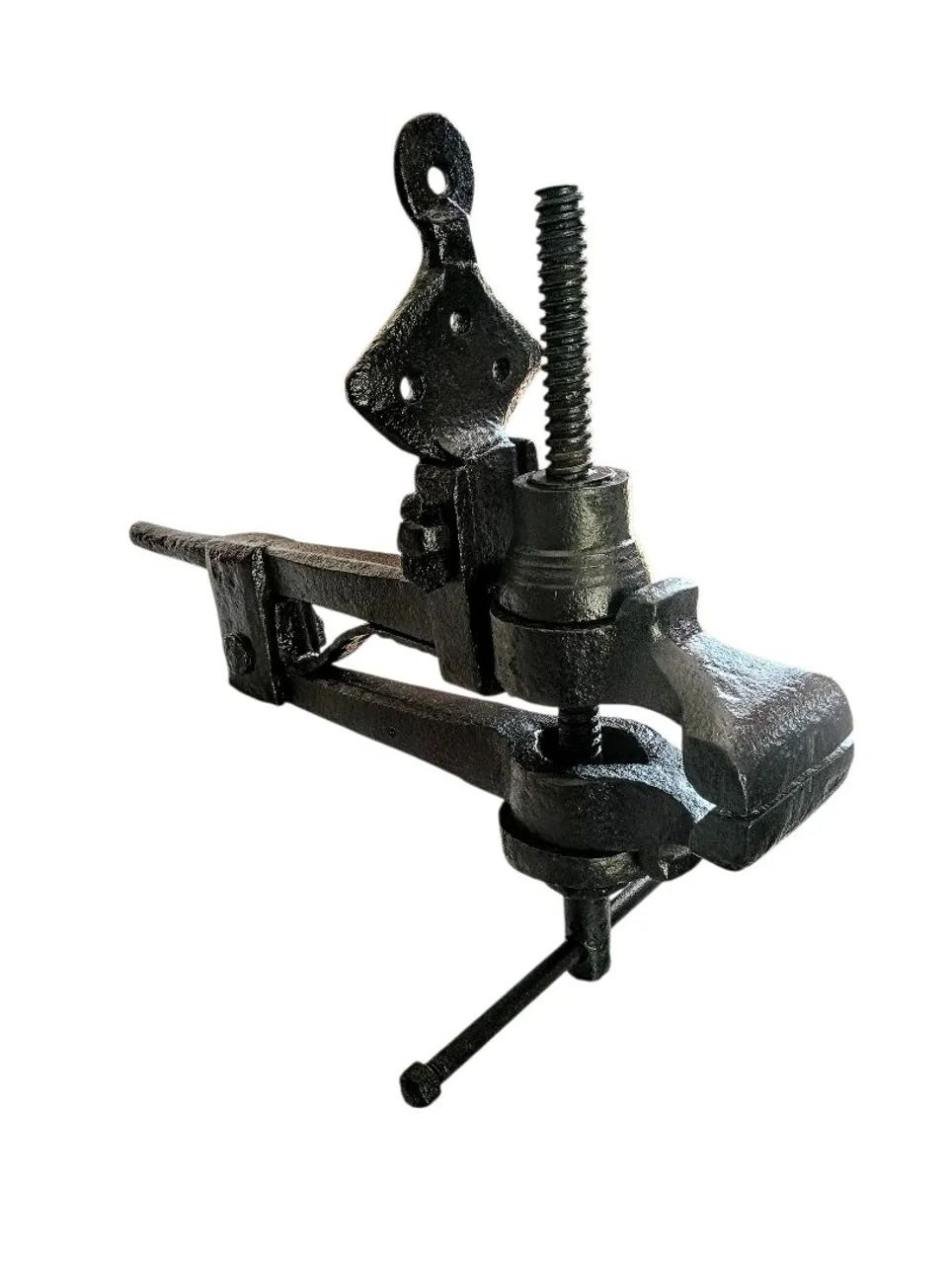 Morsa grande antiga de ferro 30KG - Foto 2