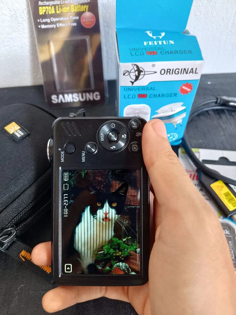 Câmera Samsung ST90, original com alta qualidade de som e imagem  - Foto 2