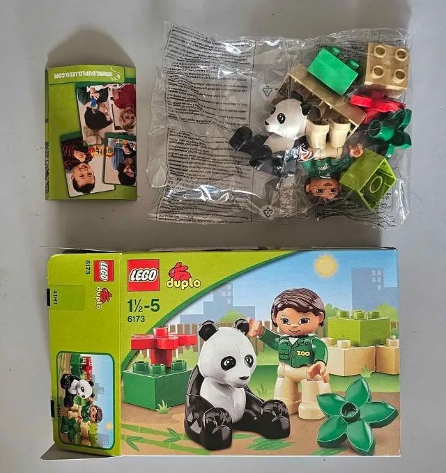 LEGO DUPLO 6173 - Panda / Zoo - Completo com Caixa e Manual