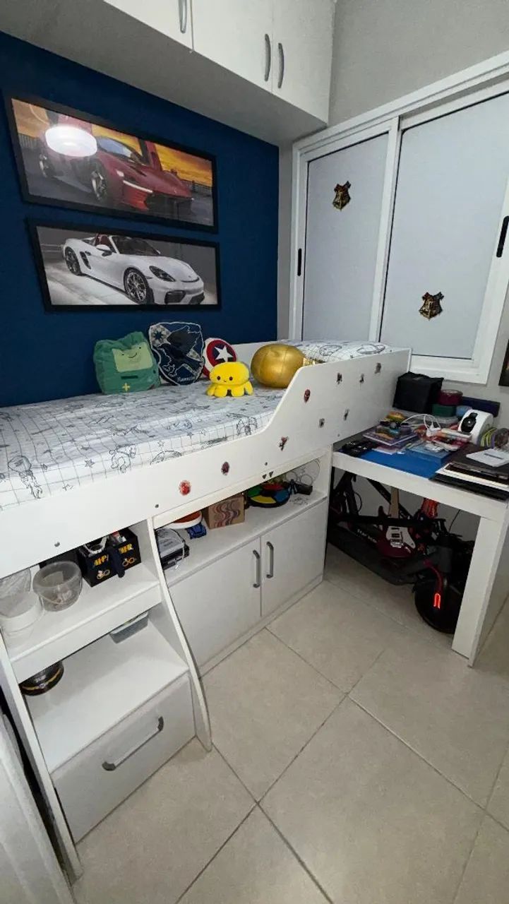 Cama infantil com escrivaninha integrada - Foto 2
