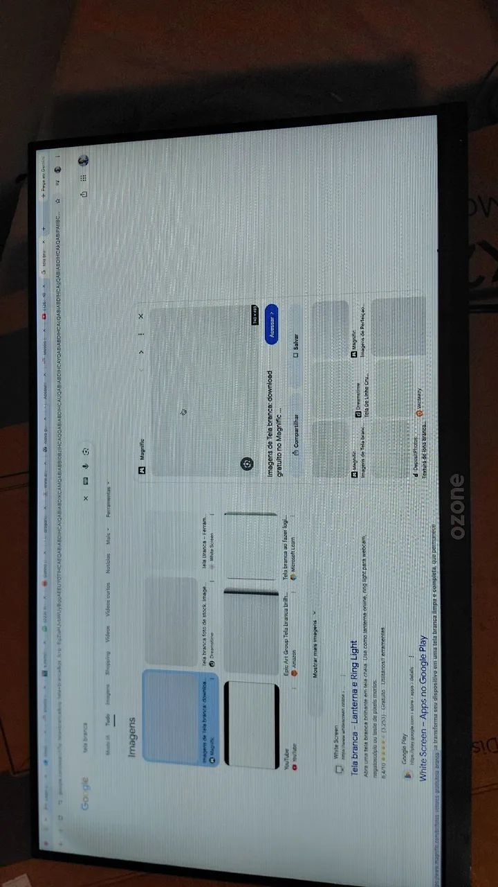 Monitor OZONE 240hz com pequeno defeito