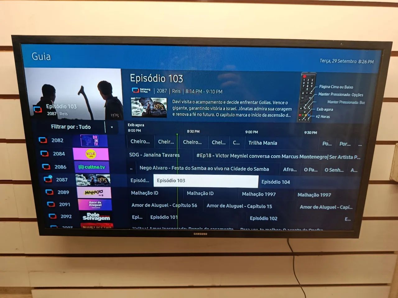 Tv Samsung tysen 32 Polegadas com canal Samsung vários apps rápido em tudo  - Foto 5