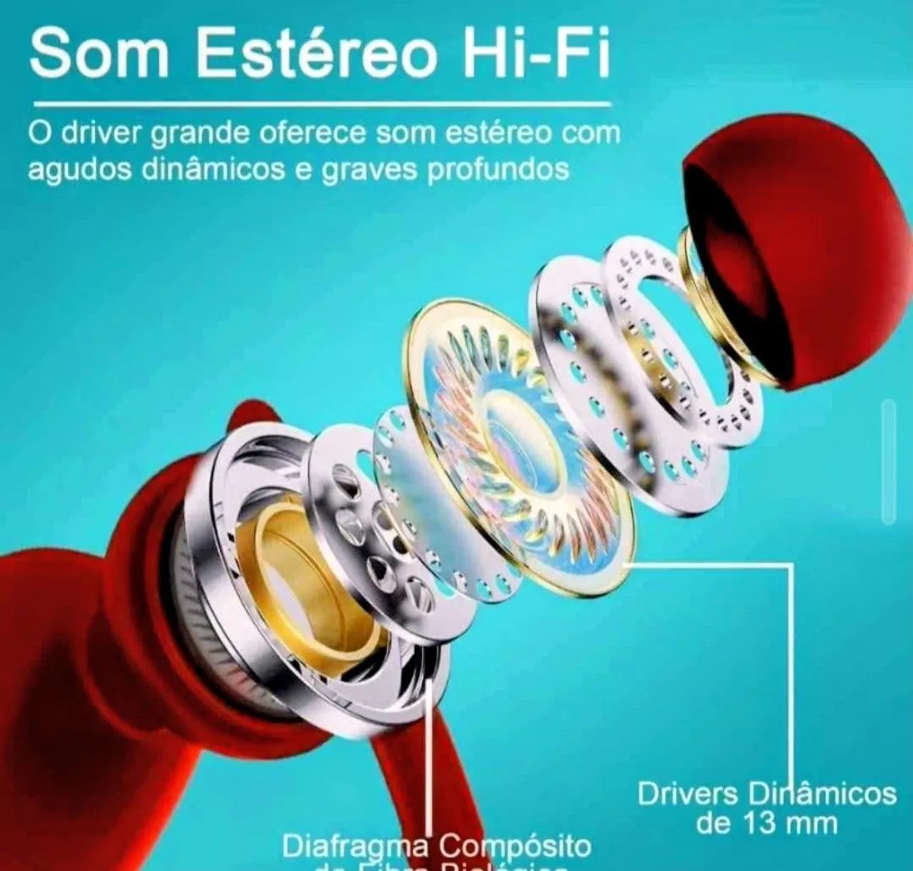 FONE AURICULAR H'MASTON RS53  - Foto 4