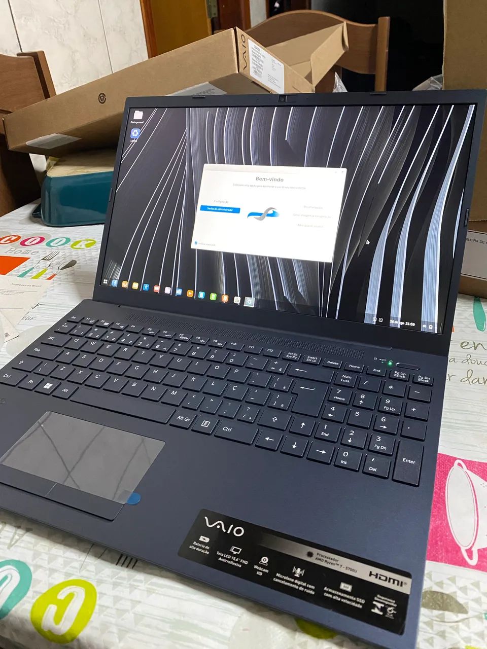 Notebook Vaio Fe15 ryzen7 5700u 