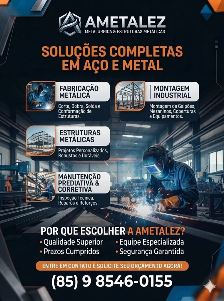 Serviços de Metalúrgia em geral 
