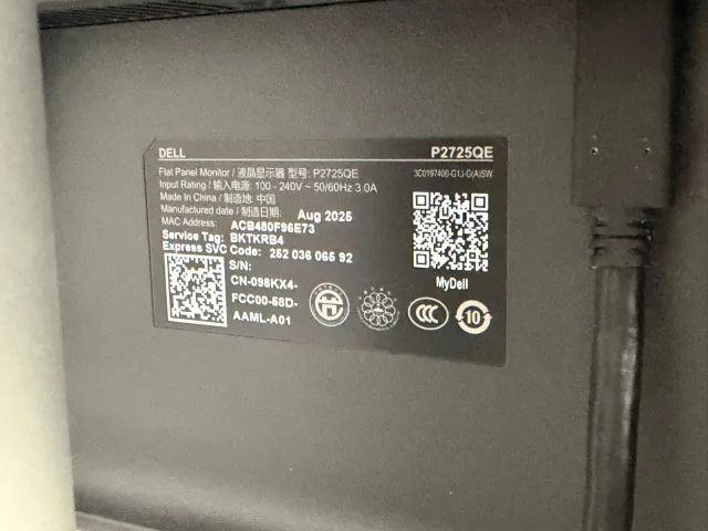 Dell Pro 27 Plus 4K USB-C Hub (P2725QE) perfeito para MAC - Foto 4