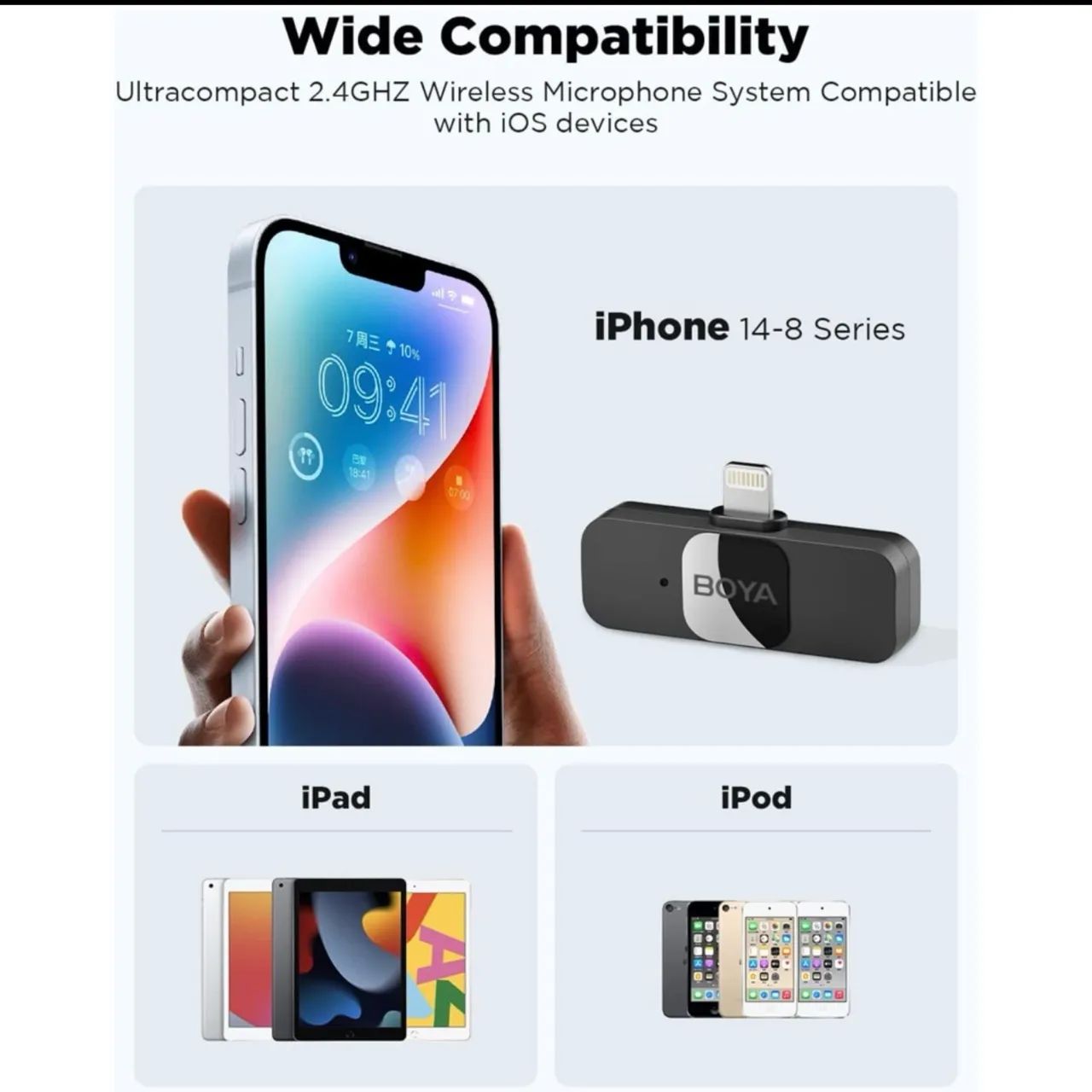 Microfone Sem Fio Boya - Foto 3