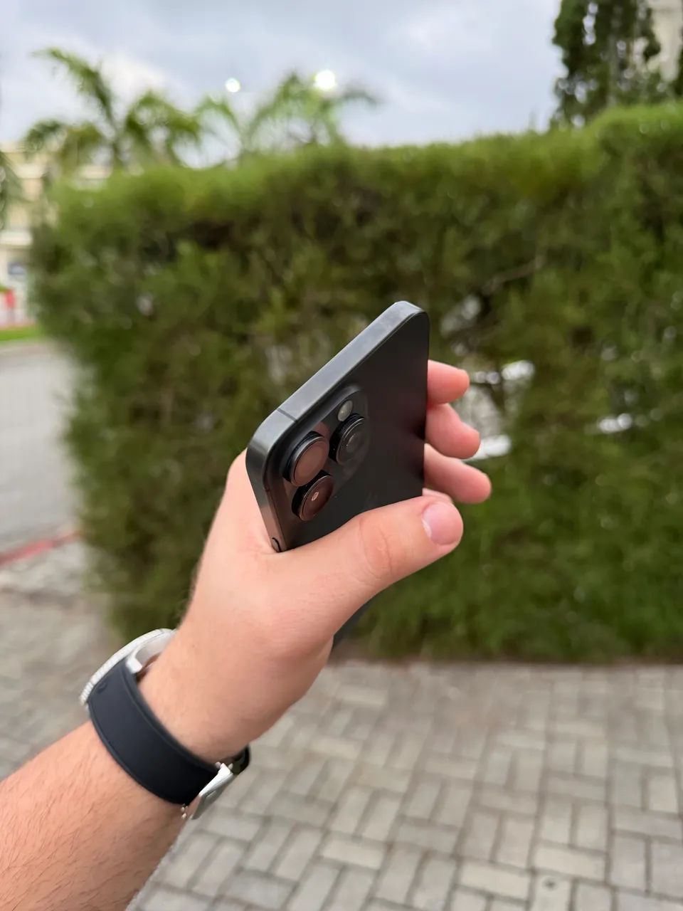 iphone 15 pro max / preto / 256gb / único dono  - Foto 4