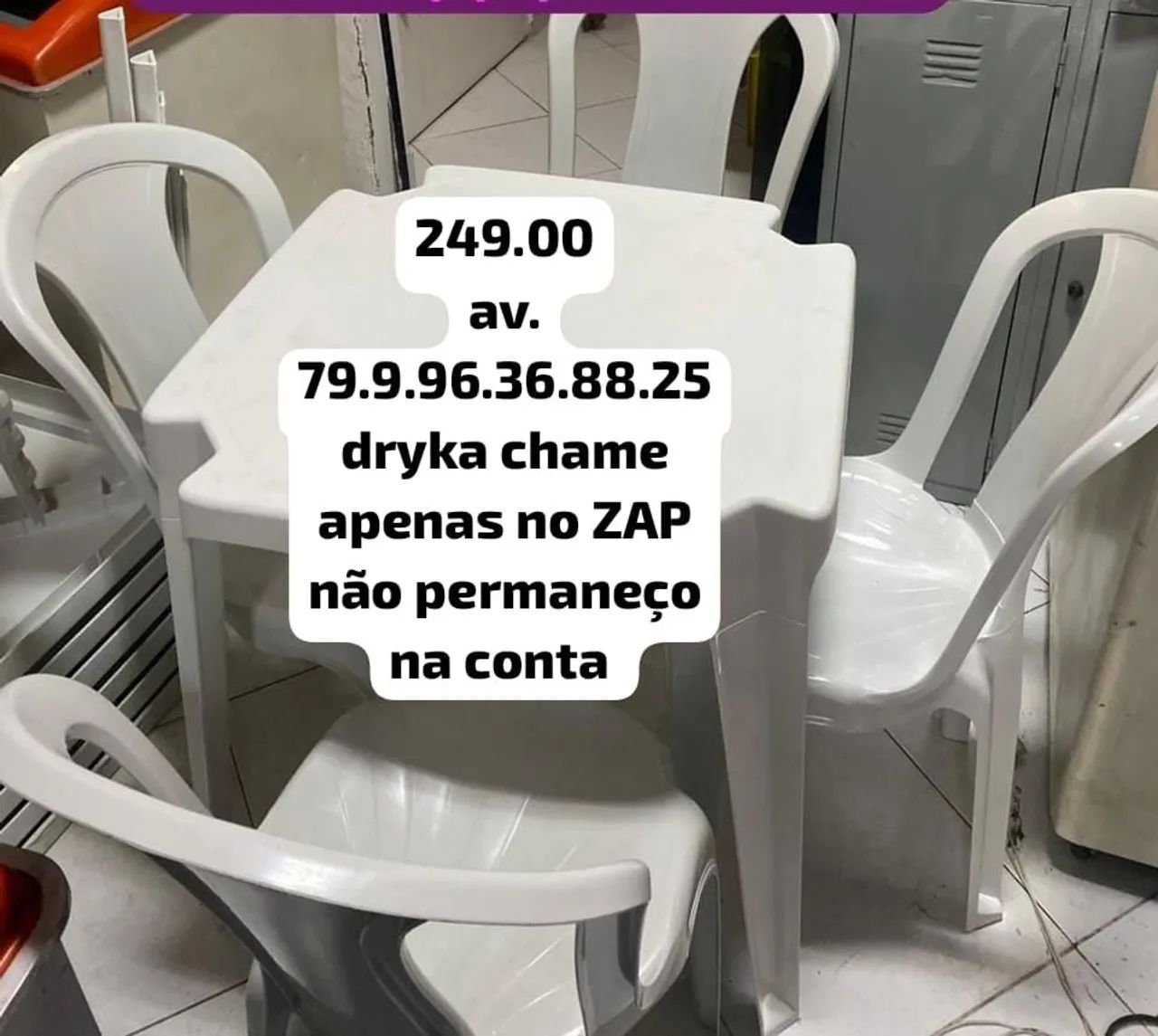 Jogo de pesa plástica nova