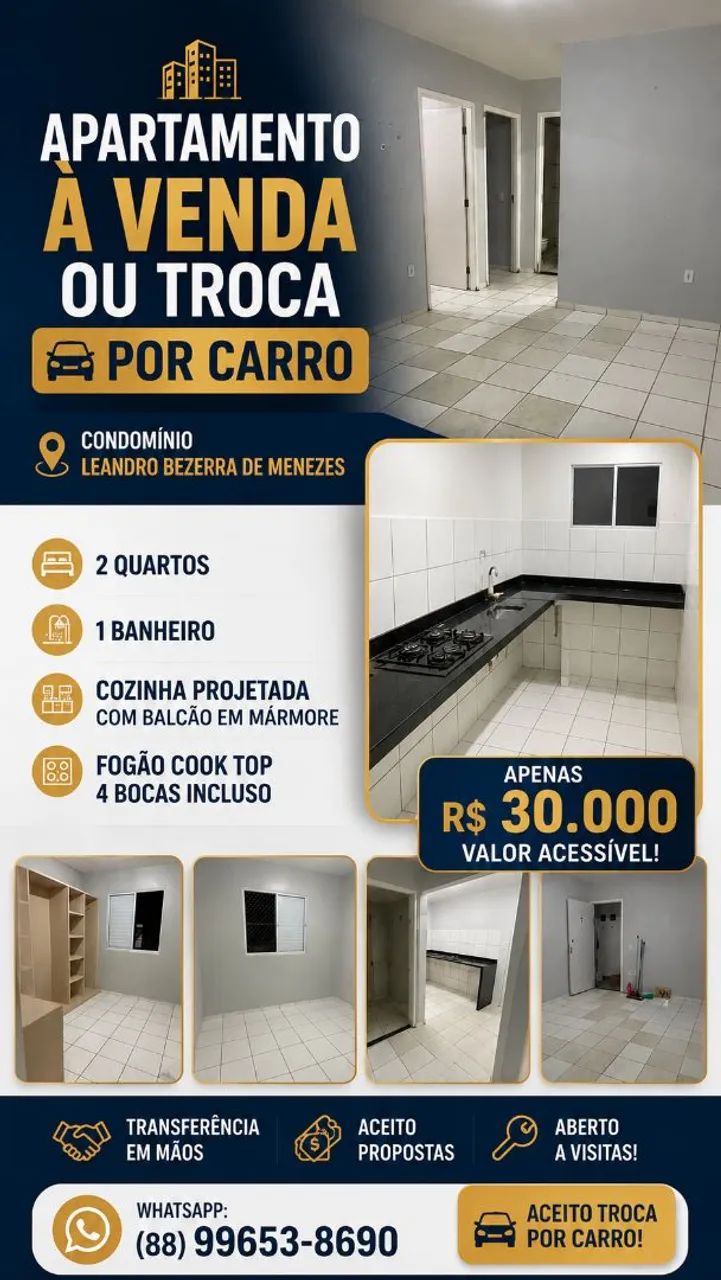 Apartamento condomínio Leandro bezerra 