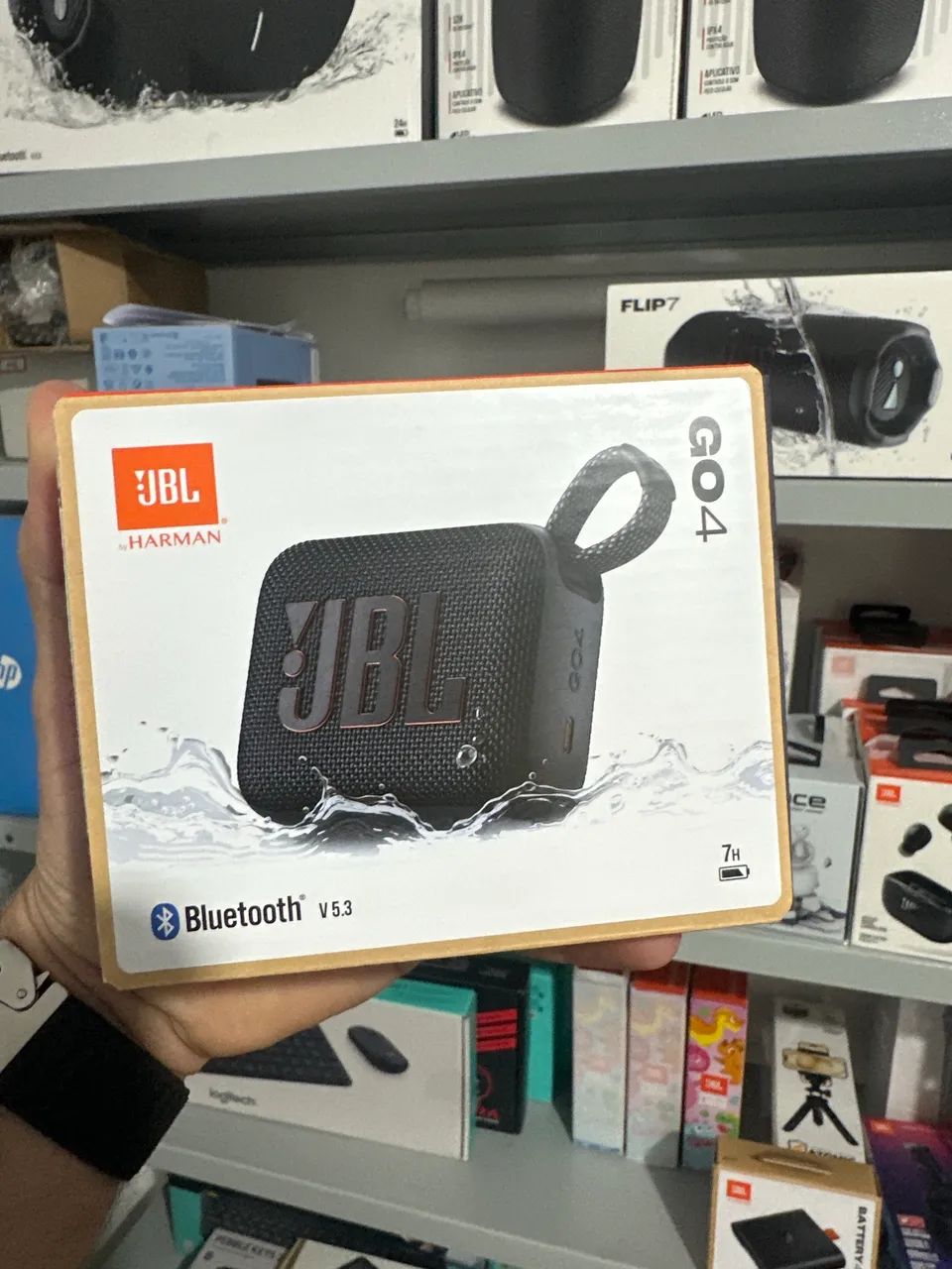 Caixa JBL Go 4 Preta 
