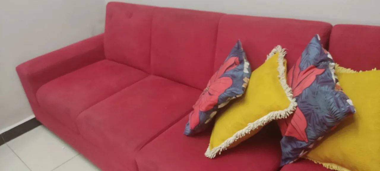 Sofá de canto com chaise 