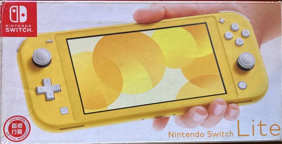 Nintendo Switch Lite Amarelo Com Caixa - Consoles de Vídeo Game