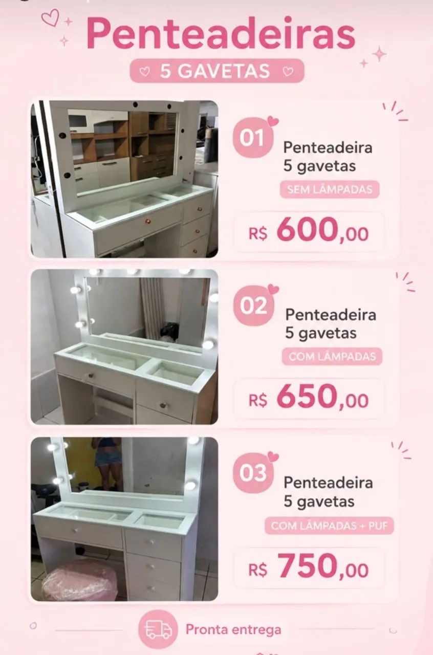 PENTEADEIRAS DIRETO DA FÁBRICA  - Foto 3
