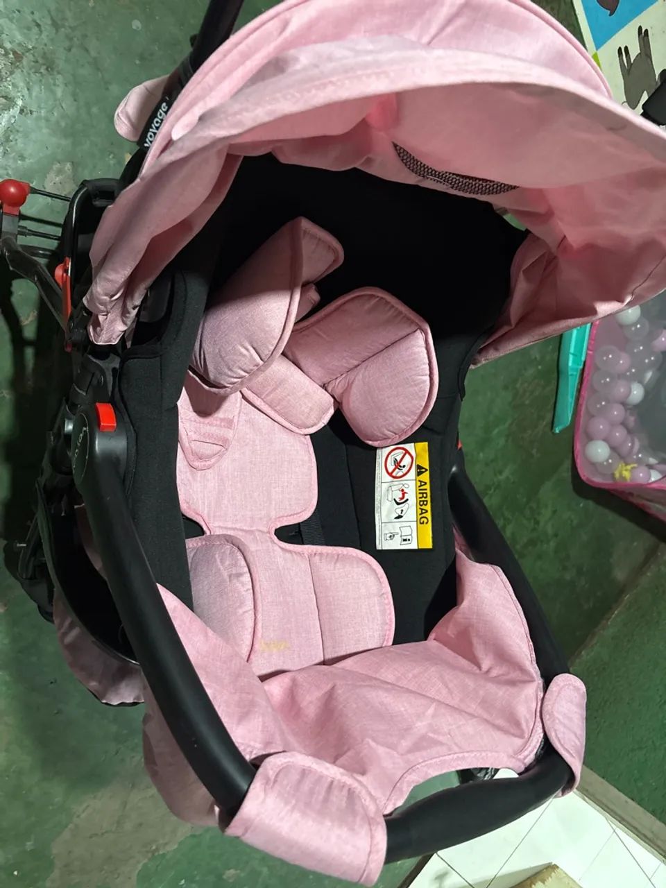 Carrinho com bebê conforto  - Foto 4
