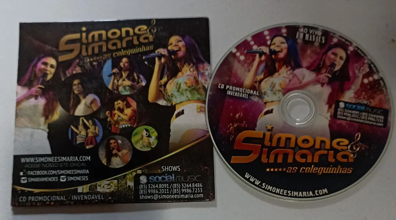 DVD CD Simone e Simaria ao vivo Manaus - Foto 3