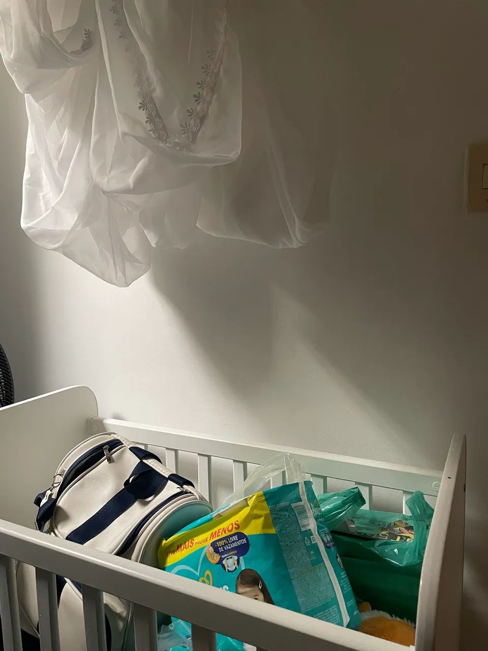 Mini berço com mosquiteiro de urso 
