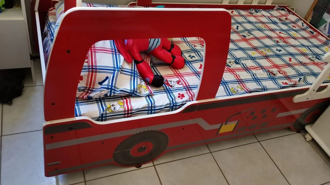 Cama solteiro infantil sem o colchão  - Foto 3