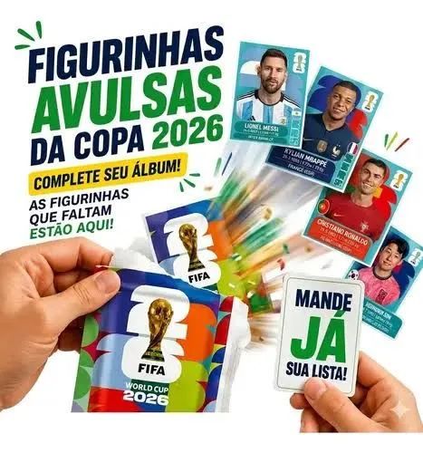 Figurinhas Avulsas copa do mundo 2026