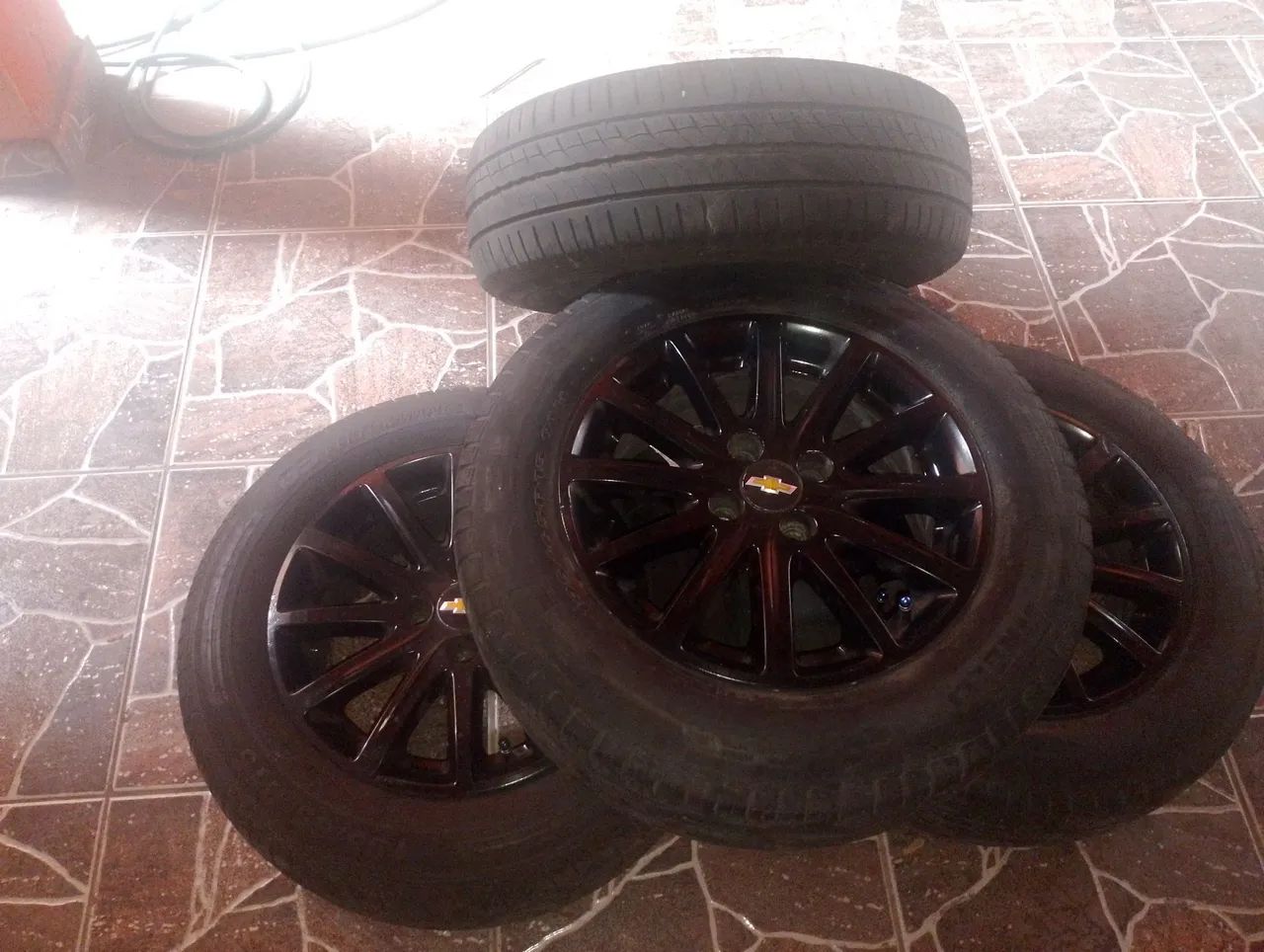 Jogo de rodas completo aro 15" - Foto 3