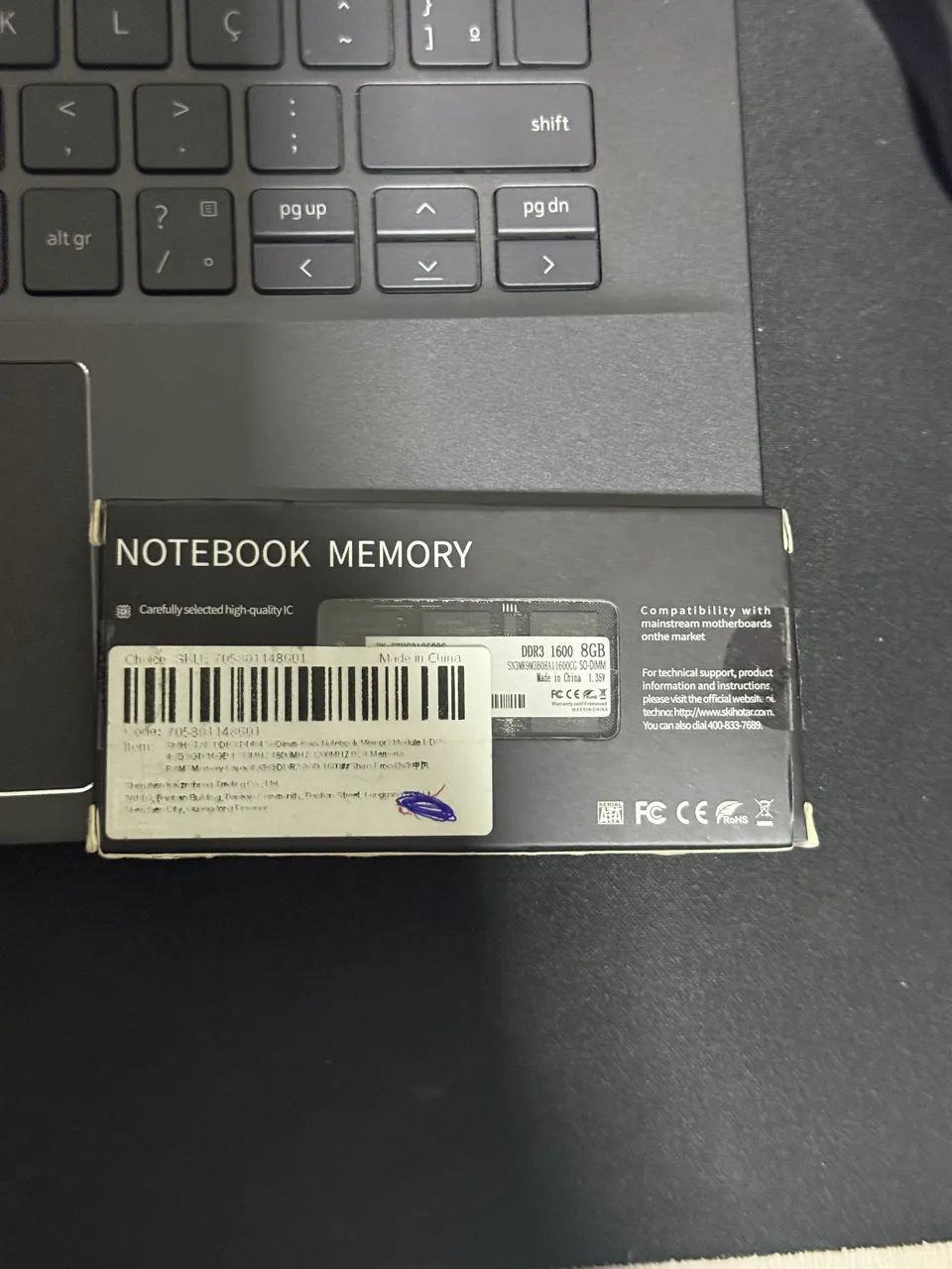 Memoria notebook ddr3 8Gb 1600mhz  - Foto 5